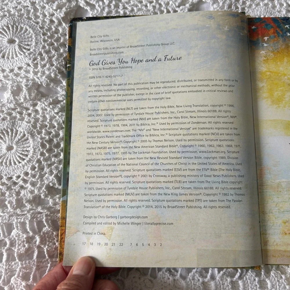 Belle City Gifts hardcover christian